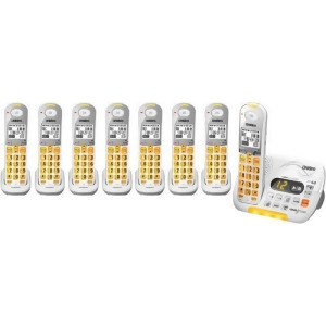 Uniden D3097-8 Dect Cordless Amplified Phone w/Audio Boost 7 Extra Handsets - All