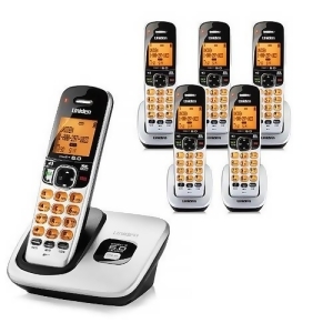 Uniden D1760-6 Eco-Friendly Cordless Phone w/ 5 Extra Handsets - All