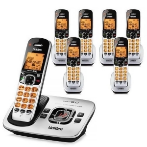 Uniden D1780-7 Cordless Phone w/ 6 Additional Handsets Backlit Lcd Display - All