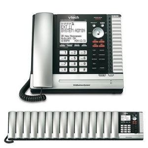 Up416 VTech Telephone Console System plus Up406-15 Additional Desksets - All