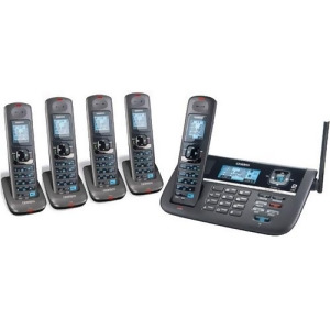 Uniden Dect4086-5 Expandable Two-Line Cordless Phone w/ Duplex Speakerphone - All