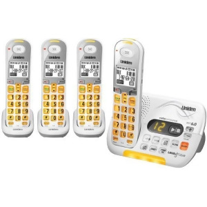 Uniden D3097-4 Amplified Phone w/Large Lcd Display 3 Additional Handsets - All