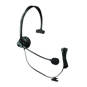 Uniden Hs-910 Over the Head Wired Headset with Single Earpiece and Boom Mic - All