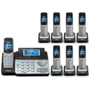 Vtech Ds6151 2-Line Expandable Cordless Phone with Ds6101-7 Extra Handsets - All