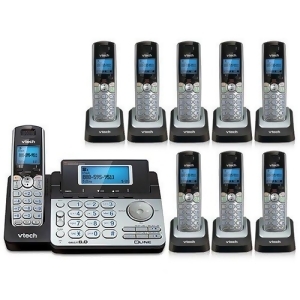 Vtech Ds6151 Base Ds6101-8 Expandable 2-line Cordless Phone Bundle - All