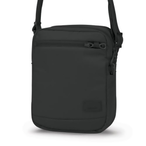 Pacsafe Citysafe Cs75 Anti-Theft Cross Body Travel Bag Black with iPad Mini/Tablet Compatible Sleeve - All