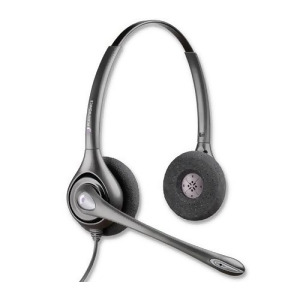 Plantronics SupraPlus Hw261n Stereo Corded Headset for Pc VoIP Phones - All