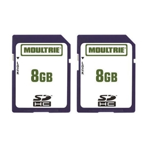 Moultrie Mfhp12541 8Gb Sd Memory Card Store Data Without Losing Quality Plug Play 2-Pack - All