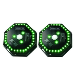 Moultrie Mfa-12651 Feeder Hog Light With 30 Feet Illumination Radius Green Led Lights 2-Pack - All