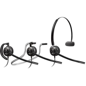 Plantronics EncorePro Hw540 Noise Canceling Mono Corded Headset w/ SoundGuard Technology - All