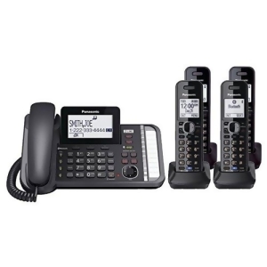 Panasonic Kx-tg9582b 2 Kx-tga950b 2 Line Corded/Cordless Expandable Link2Cell Telephone System - All