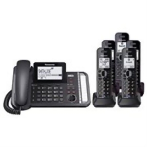 Panasonic Kx-tg9582b 3 Kx-tga950b 2 Line Corded/Cordless Expandable Link2Cell Telephone System - All