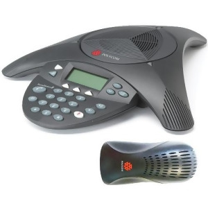 Refurbished Open Box Polycom SoundStation 2 Conference Phone w/ Lcd 2200-16000-001 - All