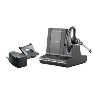 Plantronics Savi W730 Mono Noise-Canceling Wireless Headset w/ Hl-10 Remote Handset Lifter - All