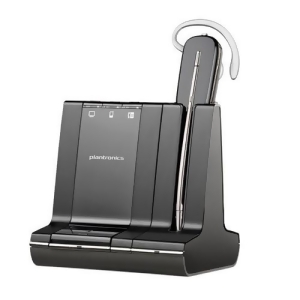 Plantronics Savi W745 Mono Wireless Headset for Pc Mobile Deskphones - All