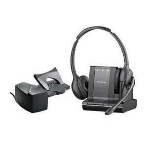 Plantronics Savi W720 Duo Wireless Headset w/ Hl-10 Remote Handset Lifter - All