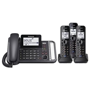 Panasonic Kx-tg9582b 1 Kx-tga950b 2 Line Corded/Cordless Expandable Link2Cell Telephone System - All