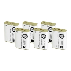 Replacement Panasonic Kx-td7896 NiMH Cordless Phone Battery 6 Pack - All