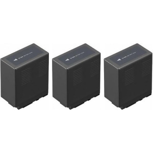 Replacement Panasonic Sdr-h40 Li-ion Camcorder Battery 5100mAh / 7.2v 3 Pack - All