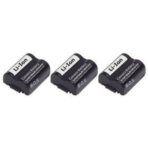 Replacement Panasonic Cgr-s006a/1b Li-ion Camera Battery 700mAh / 7.4v 3 Pack - All