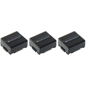 Replacement Panasonic Pv-gs83 Li-ion Camcorder Battery 700mAh / 7.2v 3 Pack - All