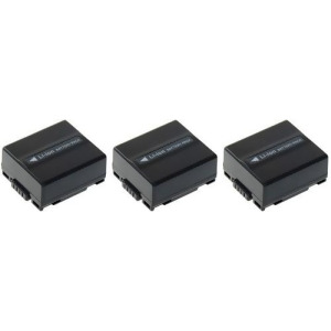 Replacement Panasonic Pv-gs29 Li-ion Camcorder Battery 700mAh / 7.2v 3 Pack - All