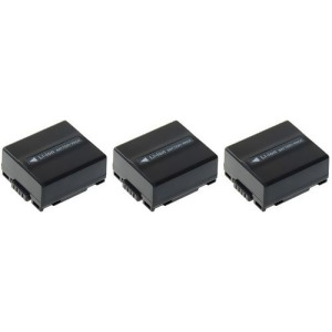 Replacement Panasonic Pv-gs39 Li-ion Camcorder Battery 700mAh / 7.2v 3 Pack - All