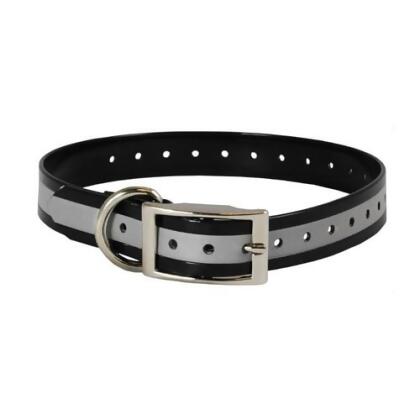 Garmin Replacement Collar Strap - Black Reflective Collar Strap 1in 