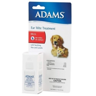 Adams 100503561 Flea and Tick Ear Mite Treatment - 5 ounces 