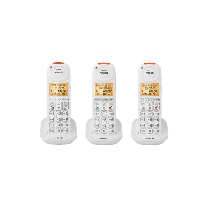 VTech SN5107 DECT 6.0 Full-Duplex Handset Speakerphone (3 Pack)