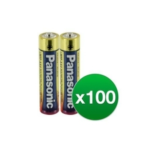 UPC 791109277362 product image for 200 Count Panasonic Lr03 Aaa 1.5V Alkaline Button Top Batteries Lr03xwa-2sb - Al | upcitemdb.com