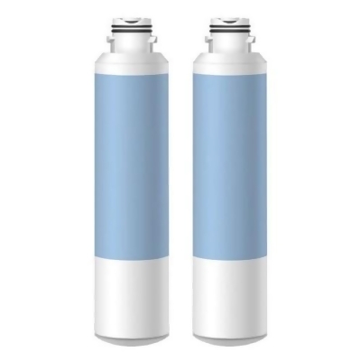Replacement water filter cartridge for samsung RF28HFEDBWW/AA filter model (2) 