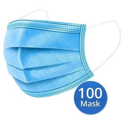 Non-Medical Disposable protective Non-Surgical 3-Ply Breathable (100 masks) - Refresh Disposable Face Mask  Specifications: • Provides High Efficiency Filtration with Triple Layer • Includes 50 Disposable Masks per Box • Size : 17.5 x 9.5 cm • 3PLY Triple Layered Masks with PFE>90% • High Elastic...