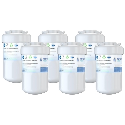 Replacement For GE PSS25MGNAWW Refrigerator Water Filter - by Refresh (6 Pack) 