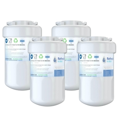 Replacement For GE MWFINT Refrigerator Water Filter - by Refresh (4 Pack) 