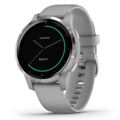 Garmin vivoactive 4S Powder Gray with Silver Harware Multisport GPS Watch 