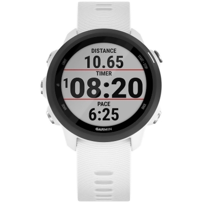 Refurbished Garmin Forerunner 245 Music White GPS Running Smartwatch 