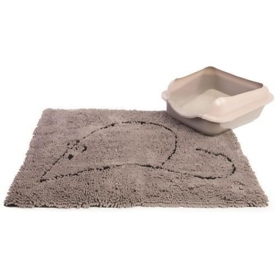 Dog Gone Smart Cat Litter Mat - Grey Cat Litter Mat 