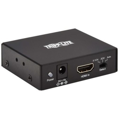Tripp Lite 4k Hdmi Audio De-embedder/extractor With Toslink Rca And 3.5 Mm Stereo Output UHD Audio De-Embedder-Extractor 