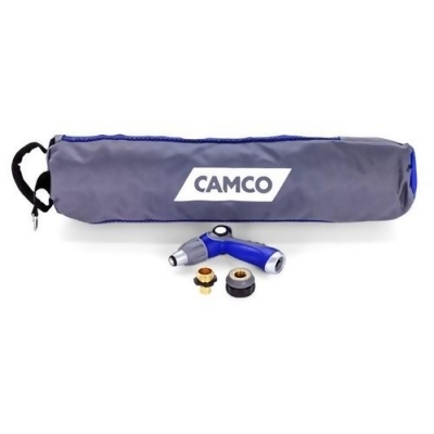 Camco 40 Feet Coiled Hose and Spray Nozzle Kit 40 Feet Coiled Hose and Spray Nozzle Kit 