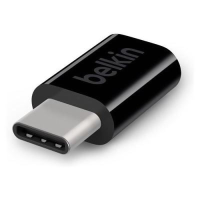 Belkin Micro-USB to USB-C Adapter, (USB-IF Certified) for All USB Type-C Devices, Black Belkin Micro-USB to USB-C Adapter, (USB-IF Certified) for All USB Type-C Devices, Black 