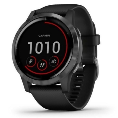 Garmin Vivoactive 4-Black with Slate Hardware Vivosactive 4 GPS Smartwatch 