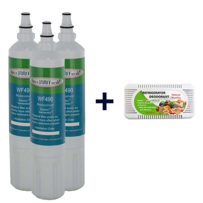 Aqua Fresh Replacement Water Filter for Sub-Zero 4204490, with Free Odor Remover 