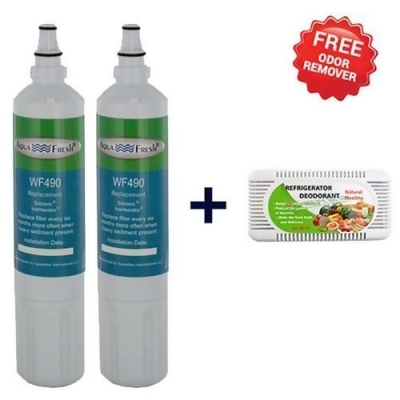 Aqua Fresh Replacement Water Filter for 4204490 (2-Pack) with Free Odor Remover 