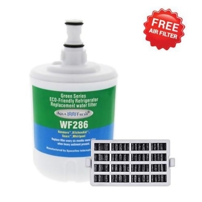 Aqua Fresh Replacement Water Filter for 8171413 with Free W10311524 Air Filter 