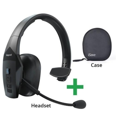 BlueParrott B550-XT Bluetooth Wireless Headset with Carrying Case 