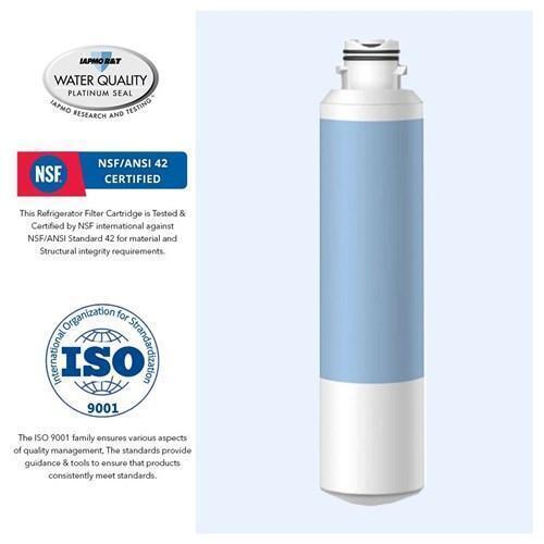Replacement water filter cartridge for samsung RF28HFEDBSG/AA filter model (1) alternate image
