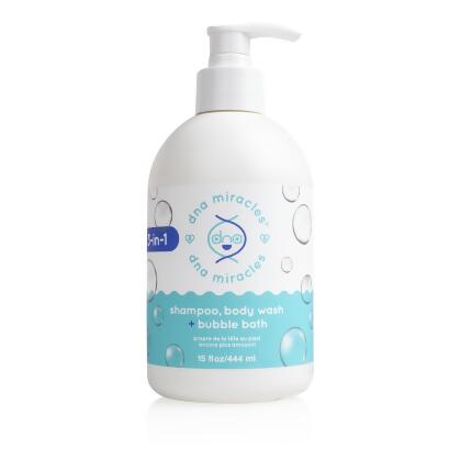 DNA Miracles&trade;儿童三合一洗发沐浴露