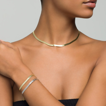 SOPHIA - Thick Herringbone Bracelet (特惠)