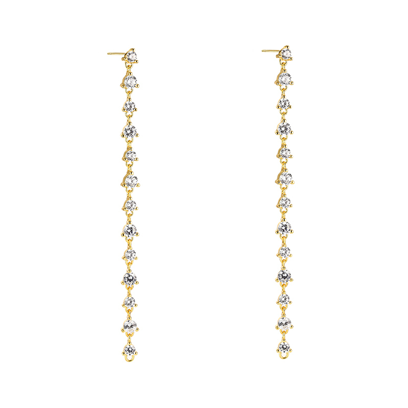 BISOUS - Prong Set Loop Earrings